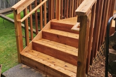 TK Cedar Deck with Cedar Railing