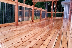 Cedar Deck Rebuild with Pergola
