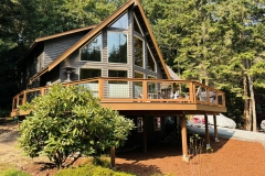 Sylvanix Decking in Spanish Cedar with Hog Panel Railing