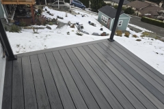 Eva-Last Infinity series decking and fascia in Concrete Gray