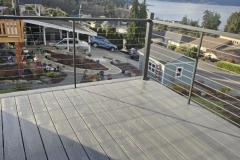 Eva-Last Infinity series decking and fascia in Concrete Gray