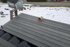 Eva-Last Infinity series decking and fascia in Concrete Gray